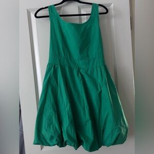 Italian Cotton Bubble Hem  Dress